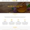 Theme wordpress bán mật ong 02