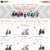 Theme wordpress bán xe điện