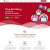 Theme wordpress dịch vụ tổng đài talking