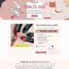Theme wordpress landing page bán dép