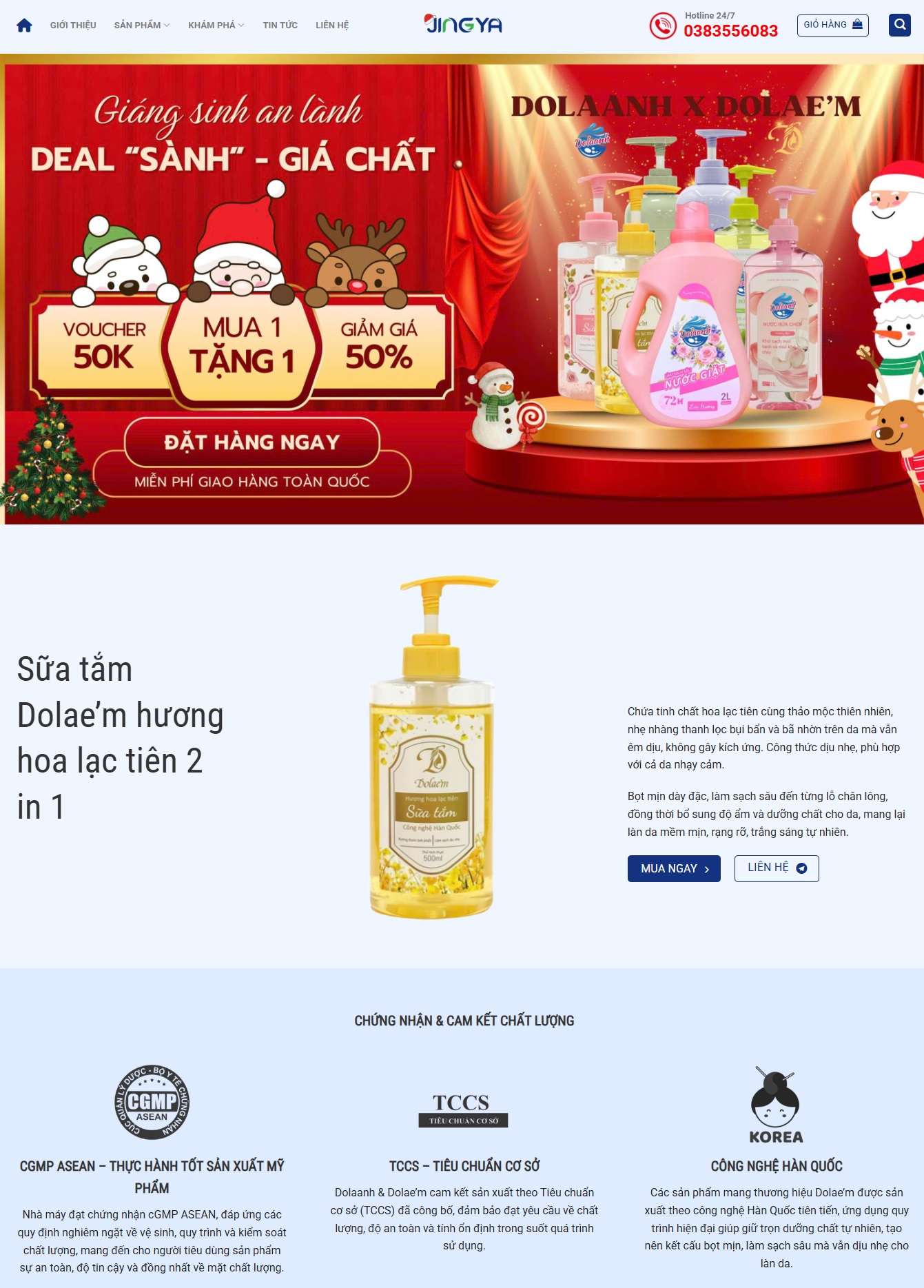 Theme WordPress công ty sinh dược hóa chất mỹ phẩm WSR105