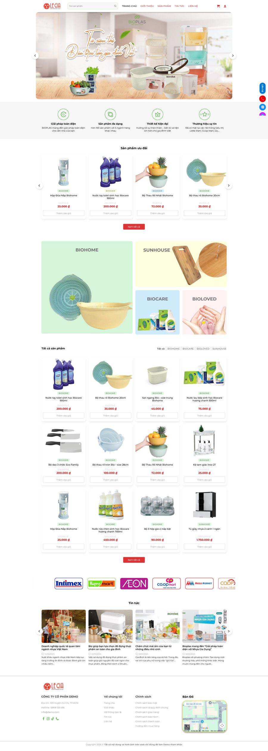 Mẫu giao diện website
Theme WordPress Bán Đồ Gia Dụng 5