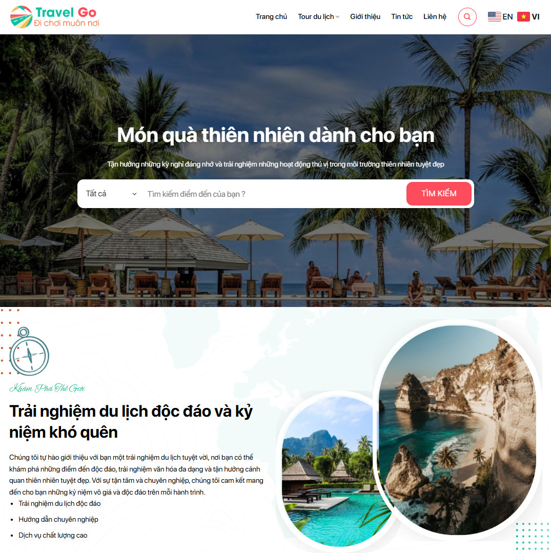 Mẫu giao diện website
Theme wordpress du lịch cao cấp 31