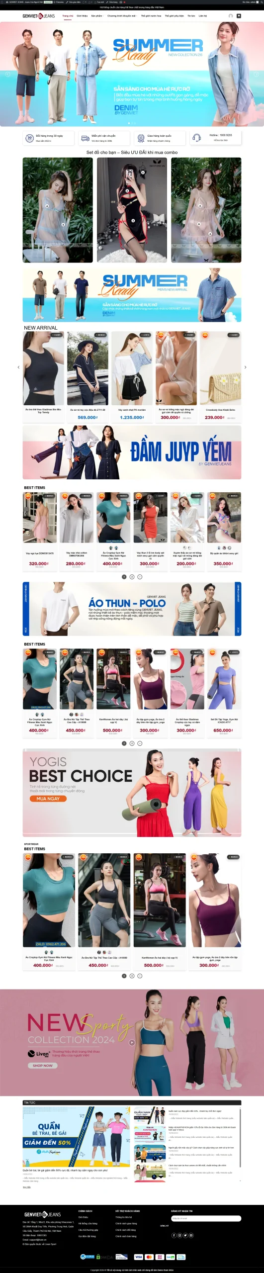 Mẫu giao diện website 
	Theme WordPress thời trang chuyên nghiệp
