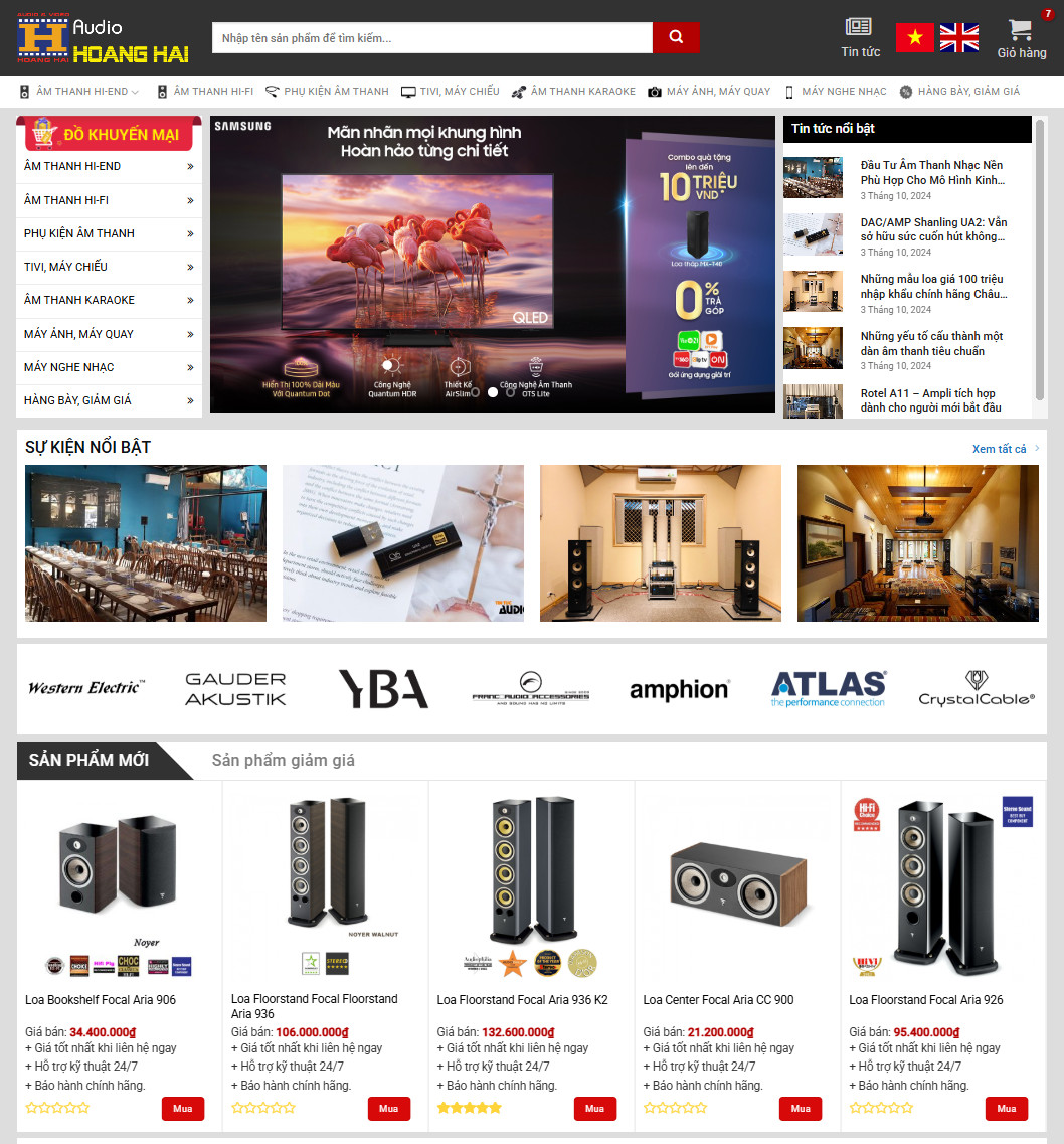 Mẫu giao diện website
Theme wordpress bán sản phẩm audio âm thanh