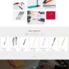 Mẫu giao diện website 
	Theme wordpress bán văn phòng phẩm bút viết cao cấp – Giao diện sang trọng