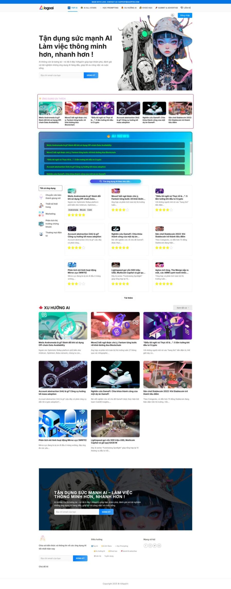Mẫu giao diện website 
	Giao Diện Website Công Nghệ AI & Phần Mềm: Tối Ưu SEO, Chuẩn Xu Hướng