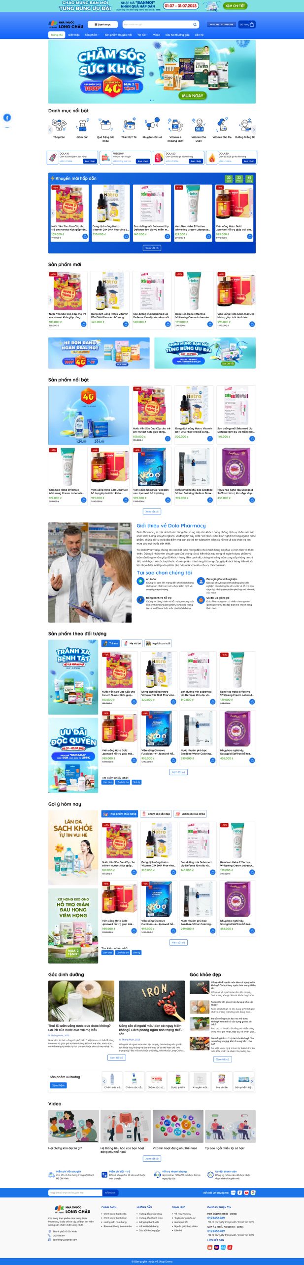Mẫu giao diện website 
	Giao Diện Website Nhà Thuốc Chuyên Nghiệp: Chuẩn SEO, Đạt Chuẩn GPP