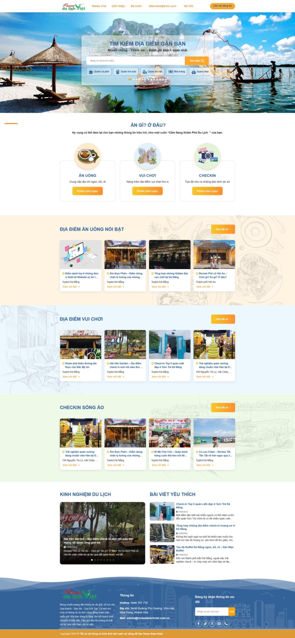 Mẫu giao diện website
Giao Diện Website Review Sản Phẩm: Tối Ưu SEO, Bùng Nổ Doanh Thu Affiliate