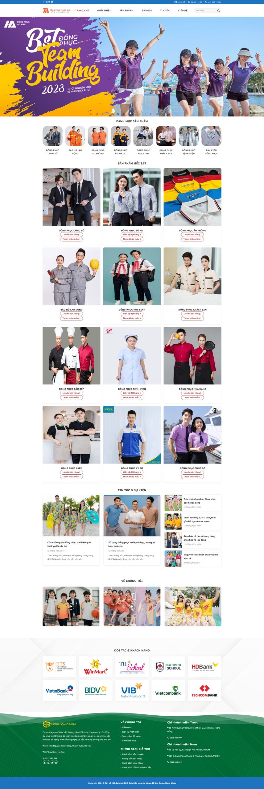 Mẫu giao diện website 
	Theme WordPress Đồng Phục Công Ty – Giao Diện May Đồng Phục Chuẩn SEO 2026