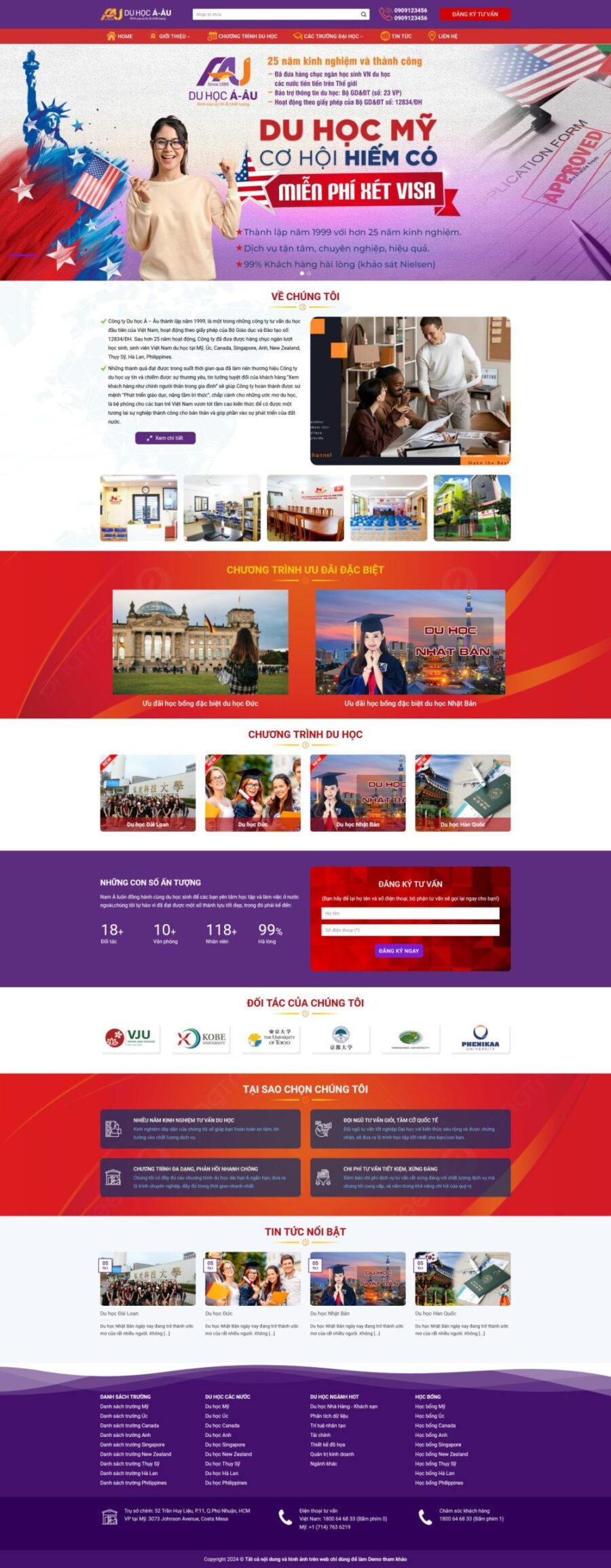 Mẫu giao diện website 
	Theme WordPress Du Học – Giao Diện Trung Tâm Tư Vấn Du Học Chuẩn SEO