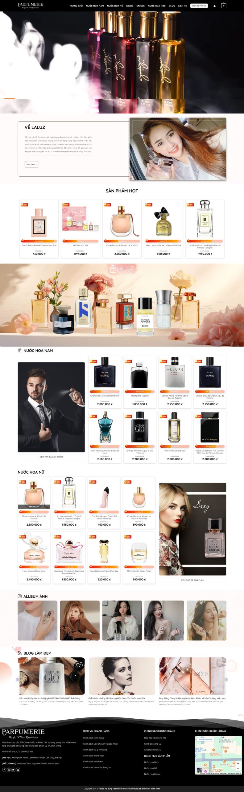 Mẫu giao diện website 
	Theme WordPress Nước Hoa Sang Trọng – Giao Diện Shop Perfume Chuẩn SEO