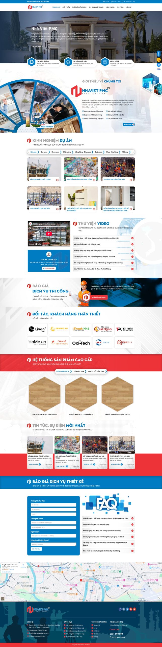Mẫu giao diện website 
	Theme wordpress xây dựng & kiến trúc,giao diện nhà việt chuẩn seo